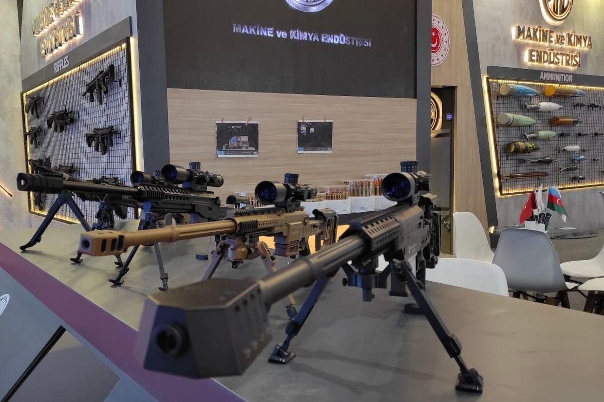 A defence industry exposition in Azerbaijan in 2022. For illustrative purposes. Photo: Trend News Agency.