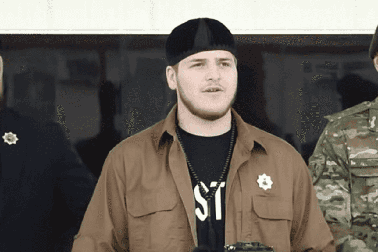 Adam Kadyrov. Screengrab from video.