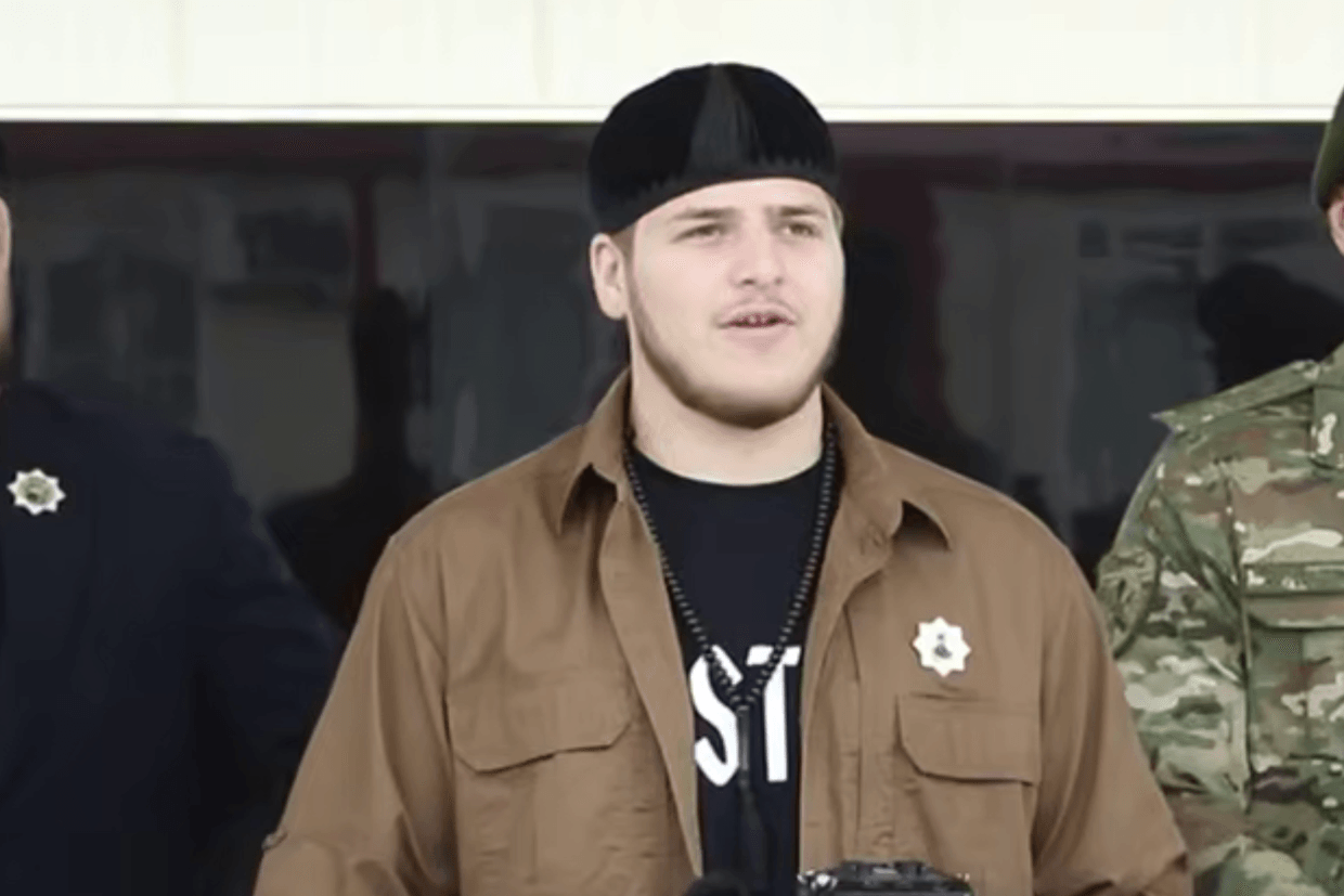 Adam Kadyrov. Screengrab from video.