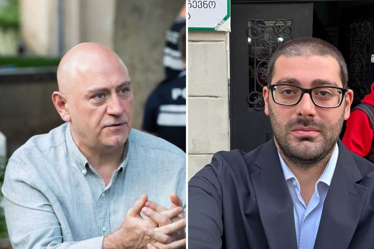 For Georgia’s Dimitri Tskhitishvili (left) and Lelo’s Saba Buadze (right). 