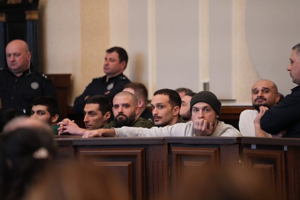 11 protesters during the trial. Photo: Publika