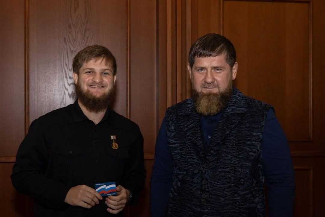 Akhmat Kadyrov and Ramzan Kadyrov, 28 October. Photo: Grozny-inform.ru.