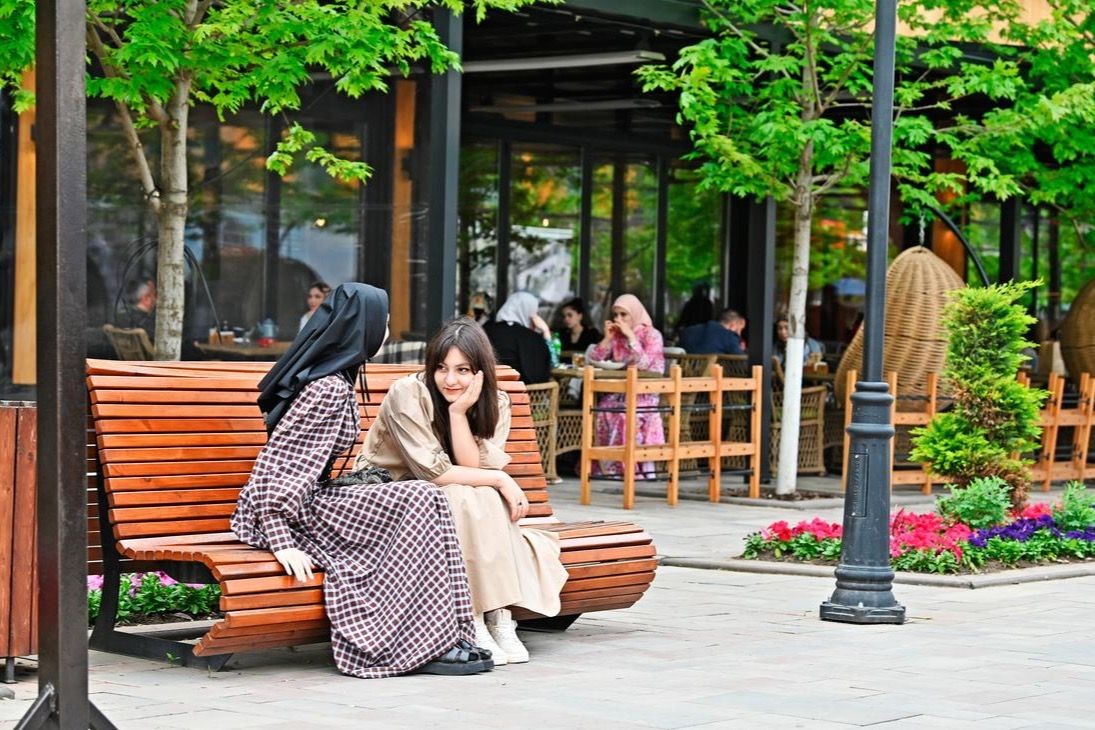 Women in Chechnya. Photo: RIA Novosti.