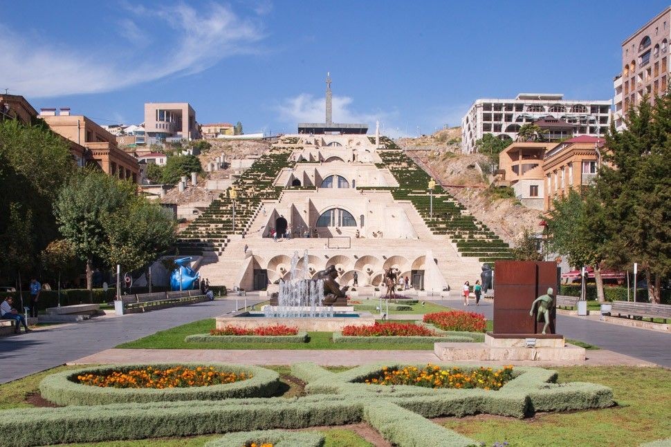The Cascade Complex in Yerevan. Image via Cafesjian Center for the Arts