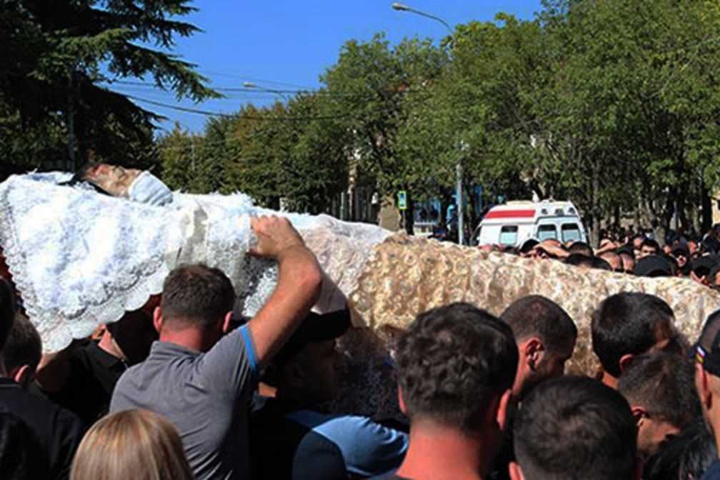 Dzhabiev's funeral. Photo: Respublika newspaper.
