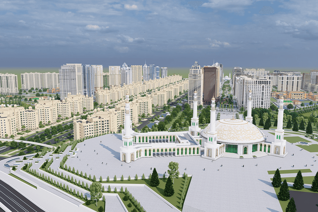 Model of the Putin district. Photo: officials.