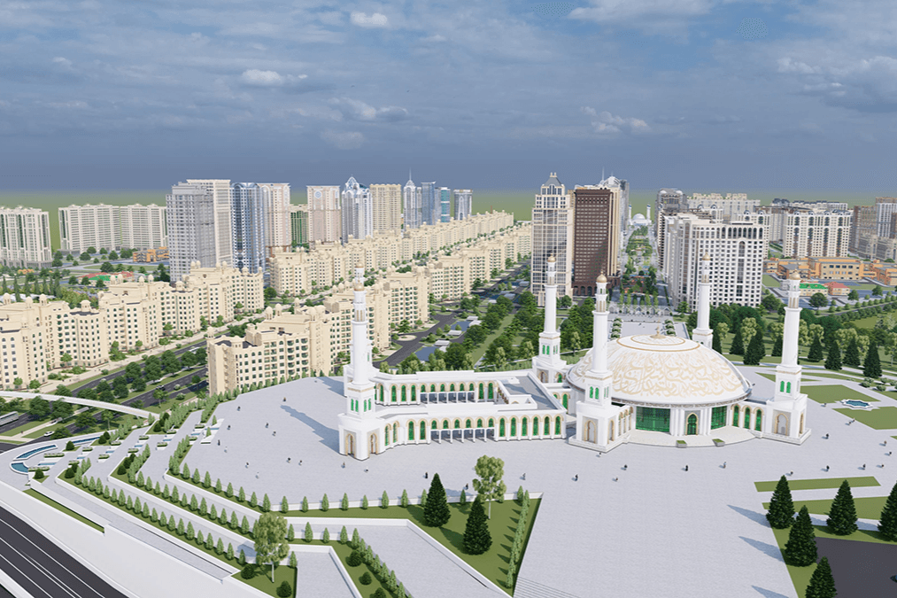 Model of the Putin district. Photo: officials.