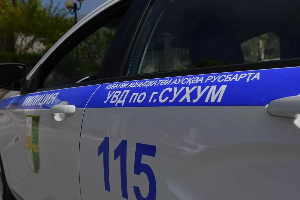 A police car from Sukhumi (Sukhum), Abkhazia. Photo: Sputnik.
