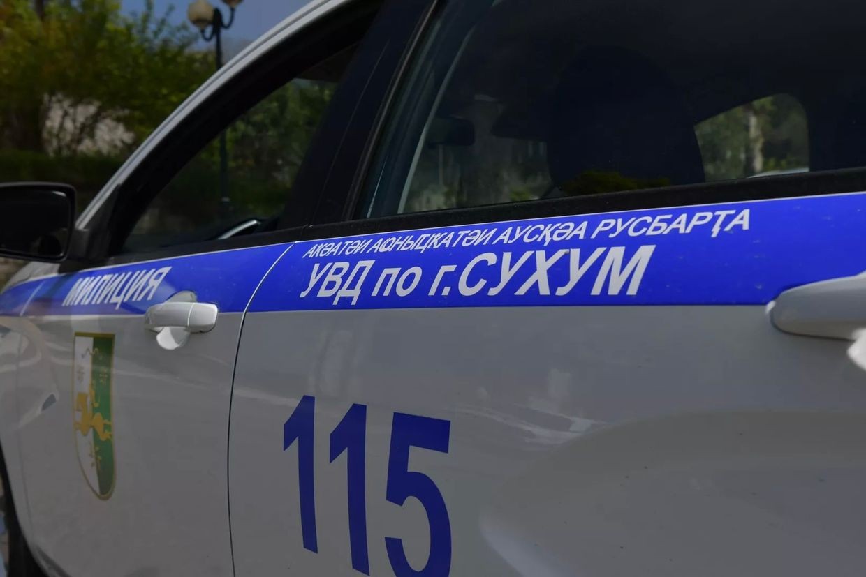 A police car from Sukhumi (Sukhum), Abkhazia. Photo: Sputnik.