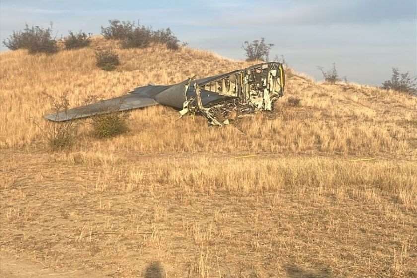 The aftermath of the crash of a Turkish military plane in Georgia. Via Imedi. 