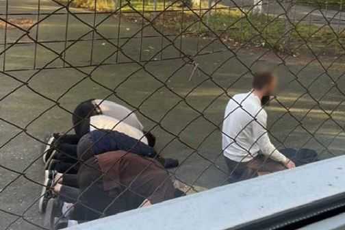 Prayer on North-Ossetian Academy. Photo: social media.