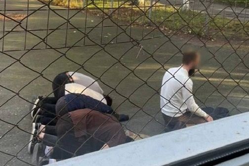 Prayer on North-Ossetian Academy. Photo: social media.