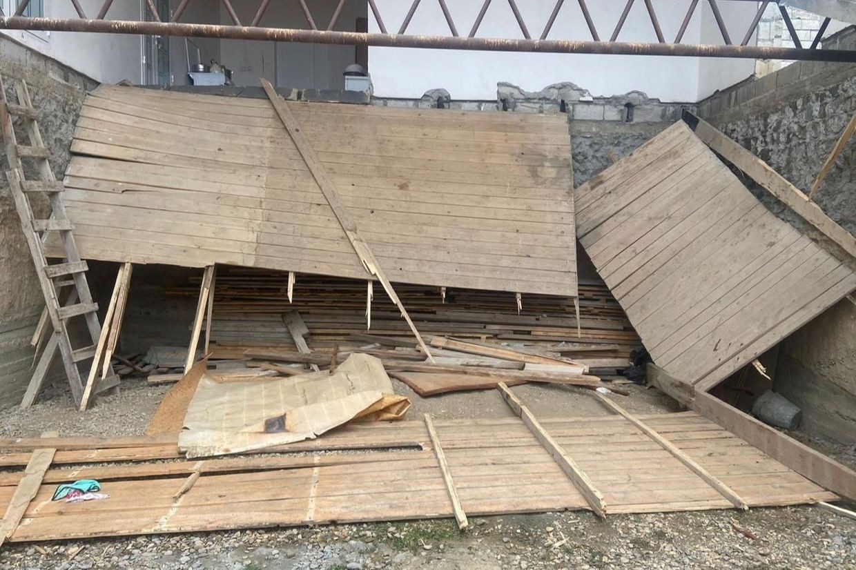 Collapsed balcony, Photo: officials.