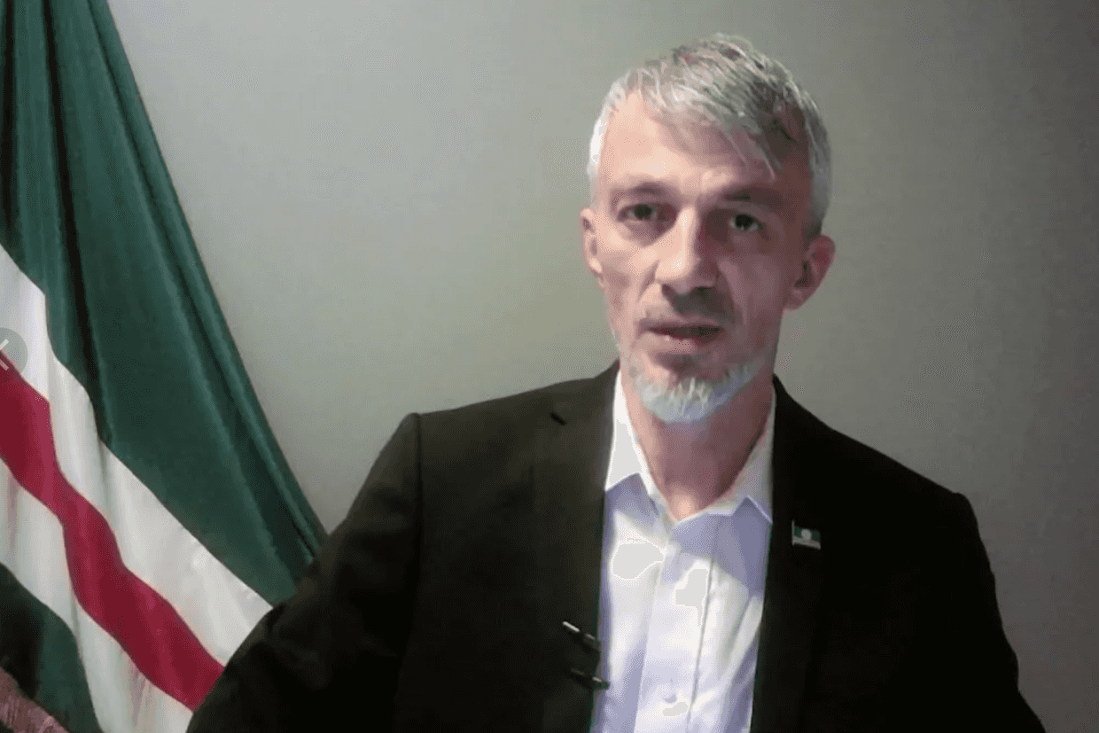 Anzor Maskhadov. Screengrab from video.