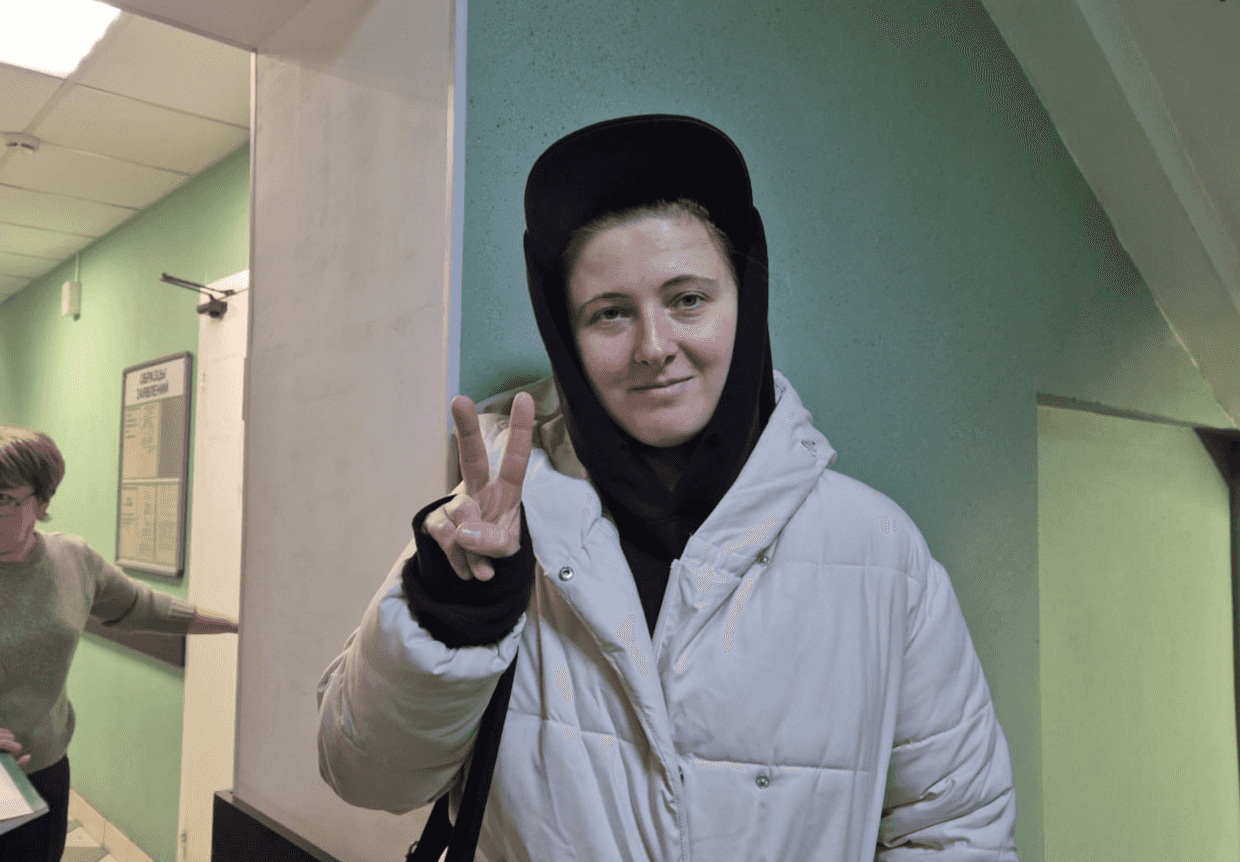 Lena Patyaeva, Photo: Slovo Zashchite. 