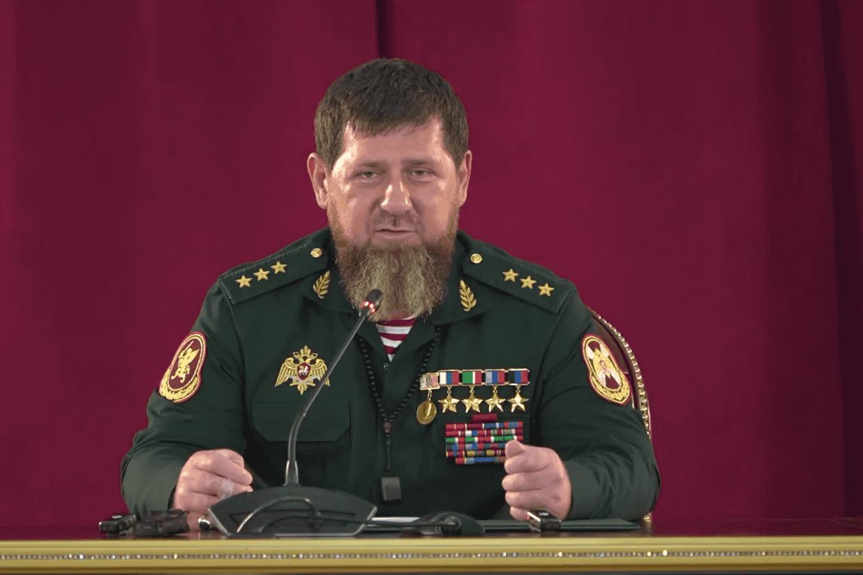 Ramzan Kadyrov, Screengrab from video.