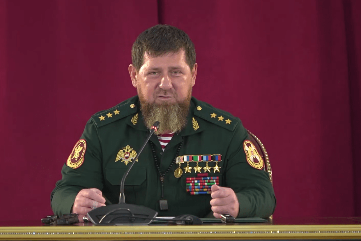 Ramzan Kadyrov, Screengrab from video.