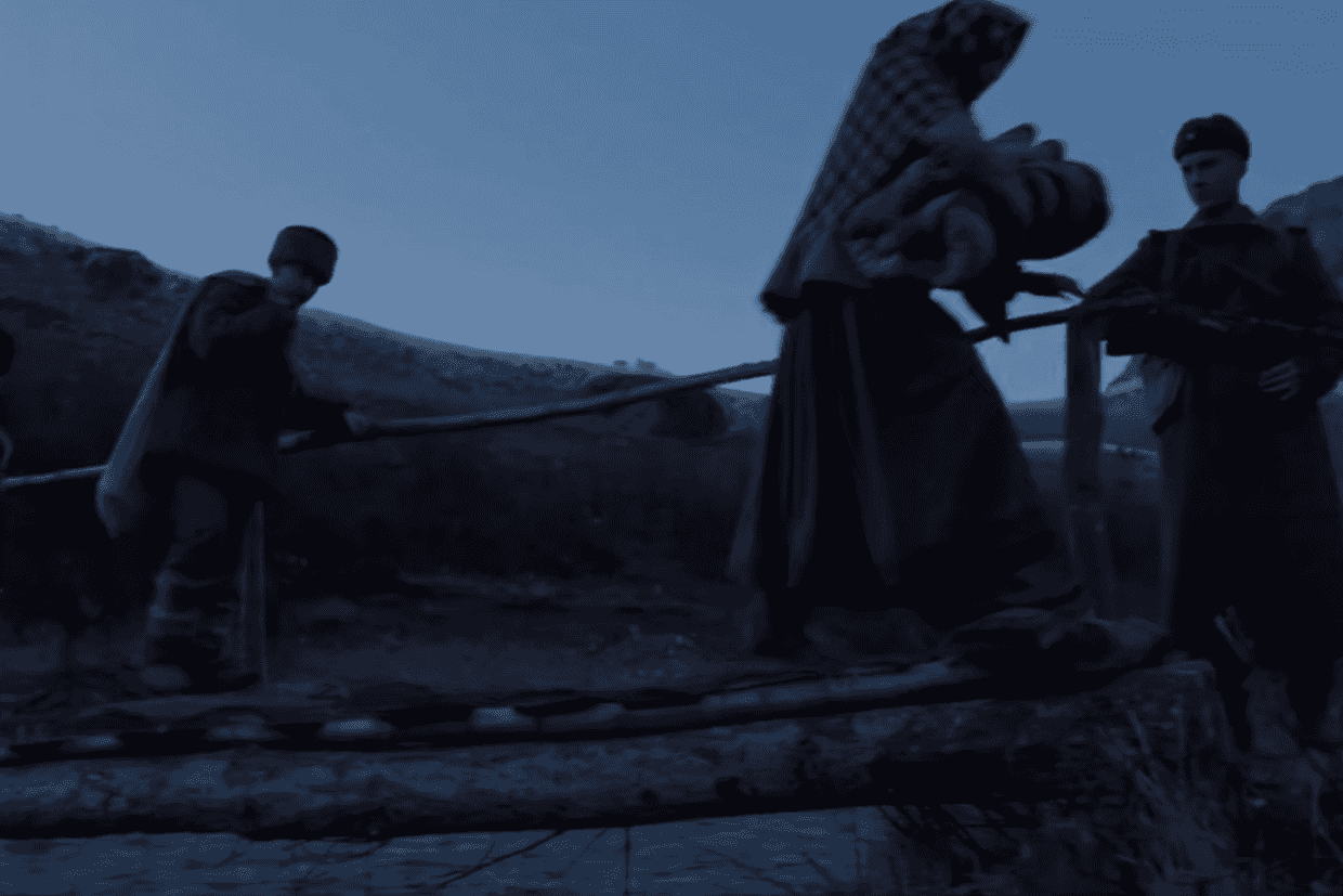 The deportation. Screengrab from movie.