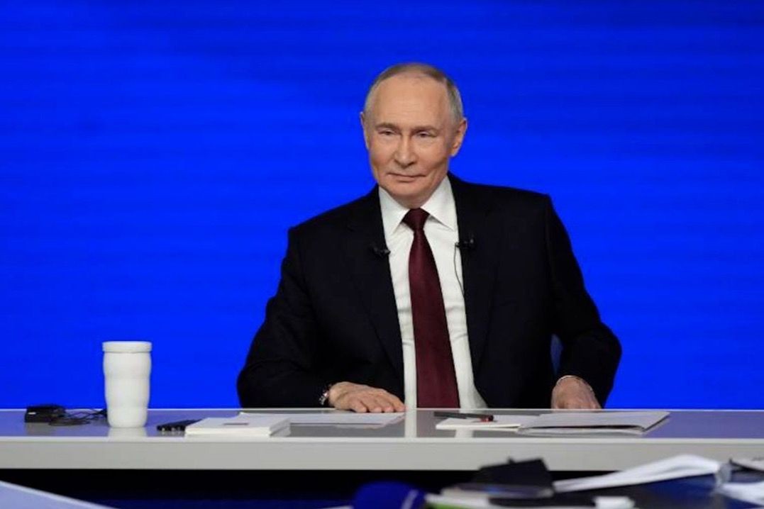 Vladimir Putin. Screengrab from video.