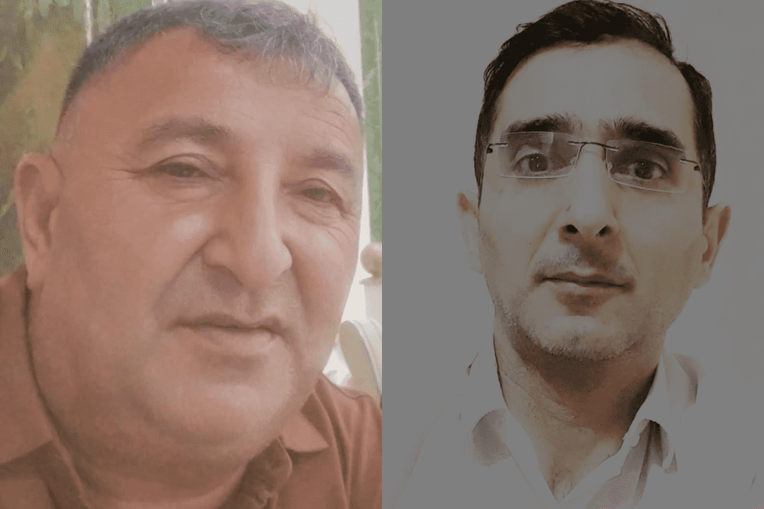 Vidadi Gadirli and Murad Sultanli, detained members of the Popular Front Party. VIA social media.