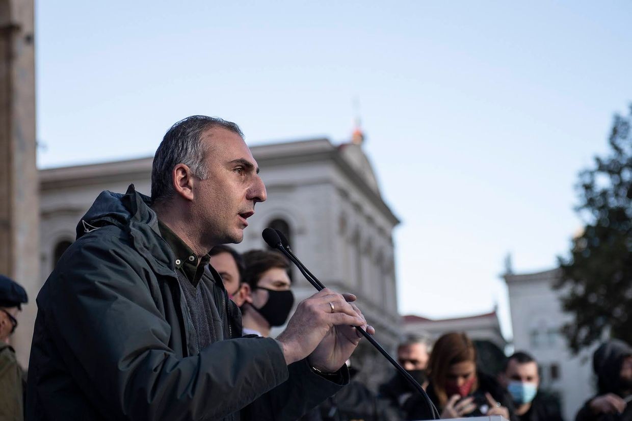 Aleko Elisashvili. Photo: Mariam Nikuradze/OC Media.