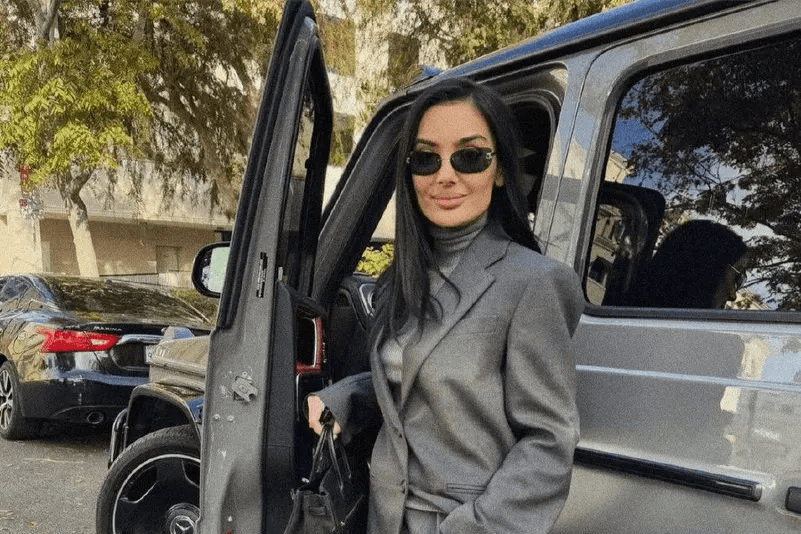 Daghestani wo,man who rams burglars’ car during attempted robbery of her home, Photo: social media.