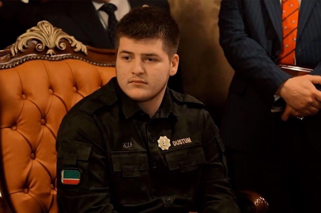 Adam Kadyrov. Screengrab from video.