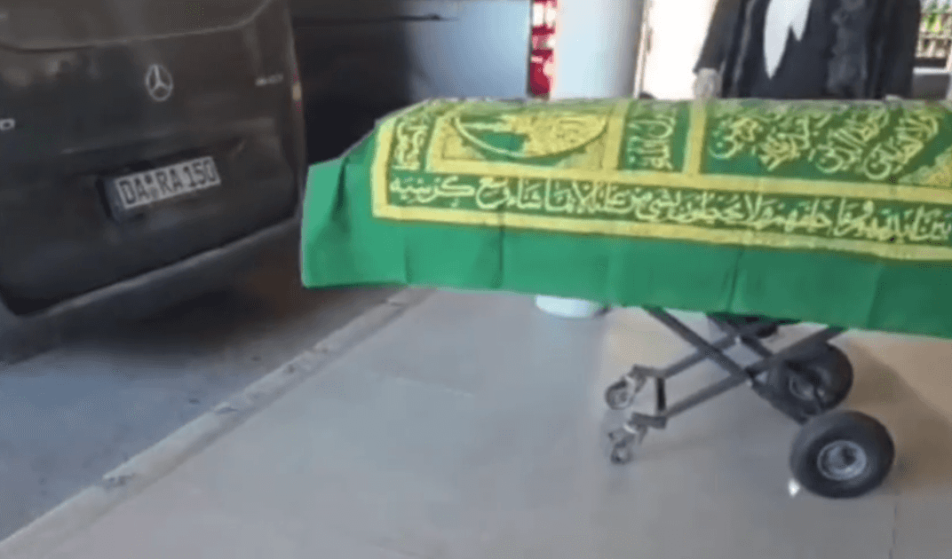 The sending of the body of Chechnya-born Larisa Arsanukaeva. Photo: Social media.