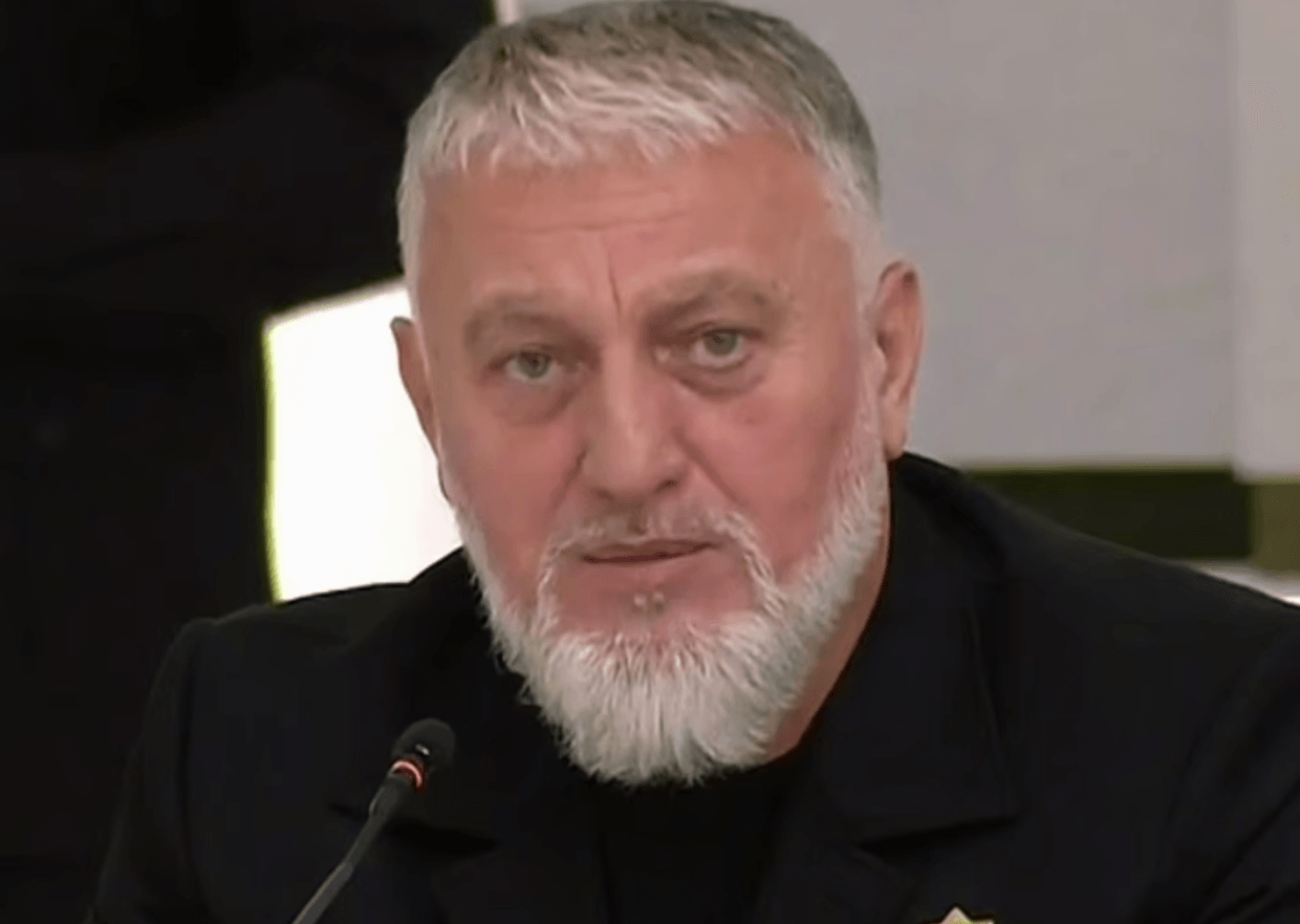 Adam Delimkhanov. Screengrab from video.