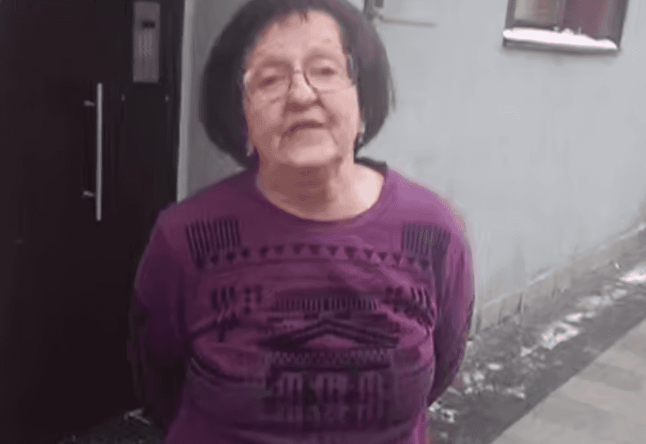 Galina Shustova. Screengrab from video.