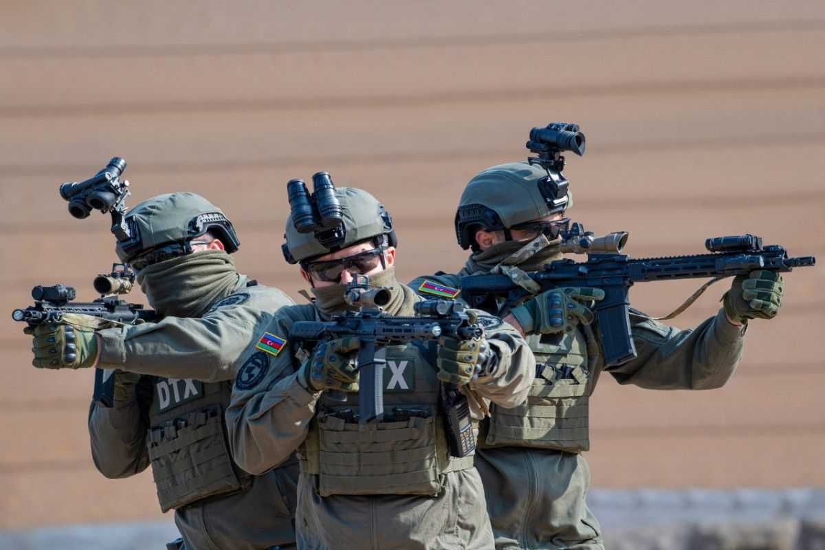 Officers from Azerbaijan’s State Security Service (DTX). For illustrative purposes. Photo: APA.