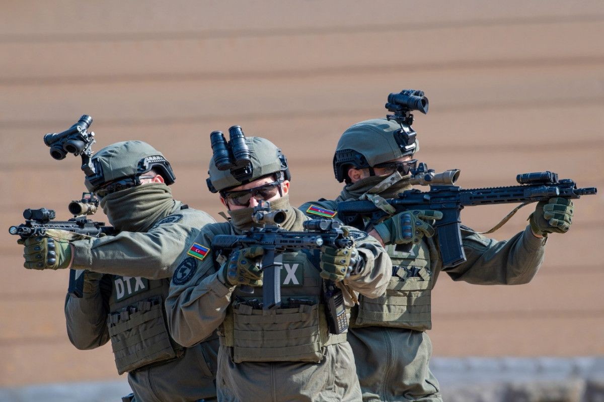 Officers from Azerbaijan’s State Security Service (DTX). For illustrative purposes. Photo: APA.