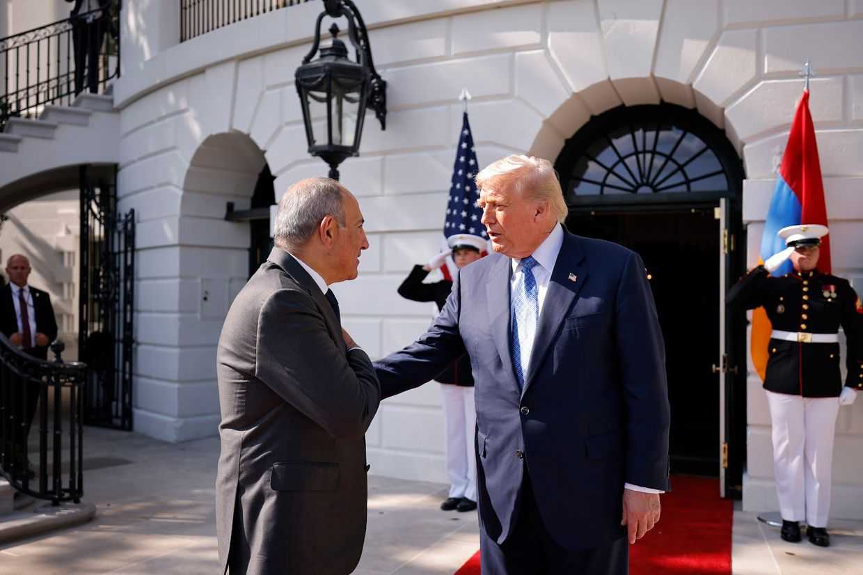 Armenian Prime Minister Nikol Pashinyan and US President Donald Trump. Official photo.