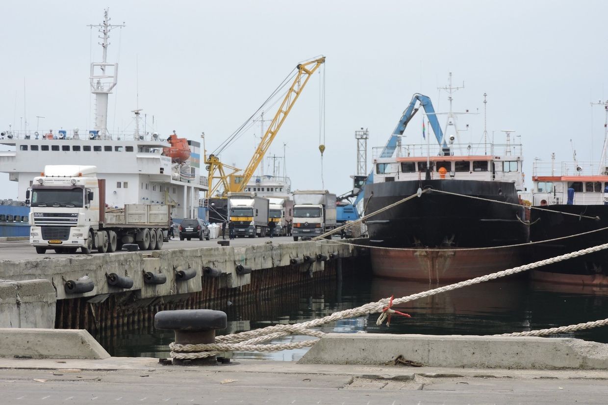 Baku Hovsan International Trade Port. VIA social media.