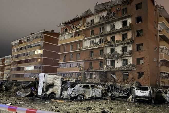 Damaged buildings. Photo: social media,