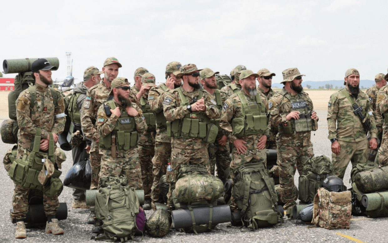 Sending military personnel from Grozny to fight in Ukraine. Photo: grozny-inform.ru.