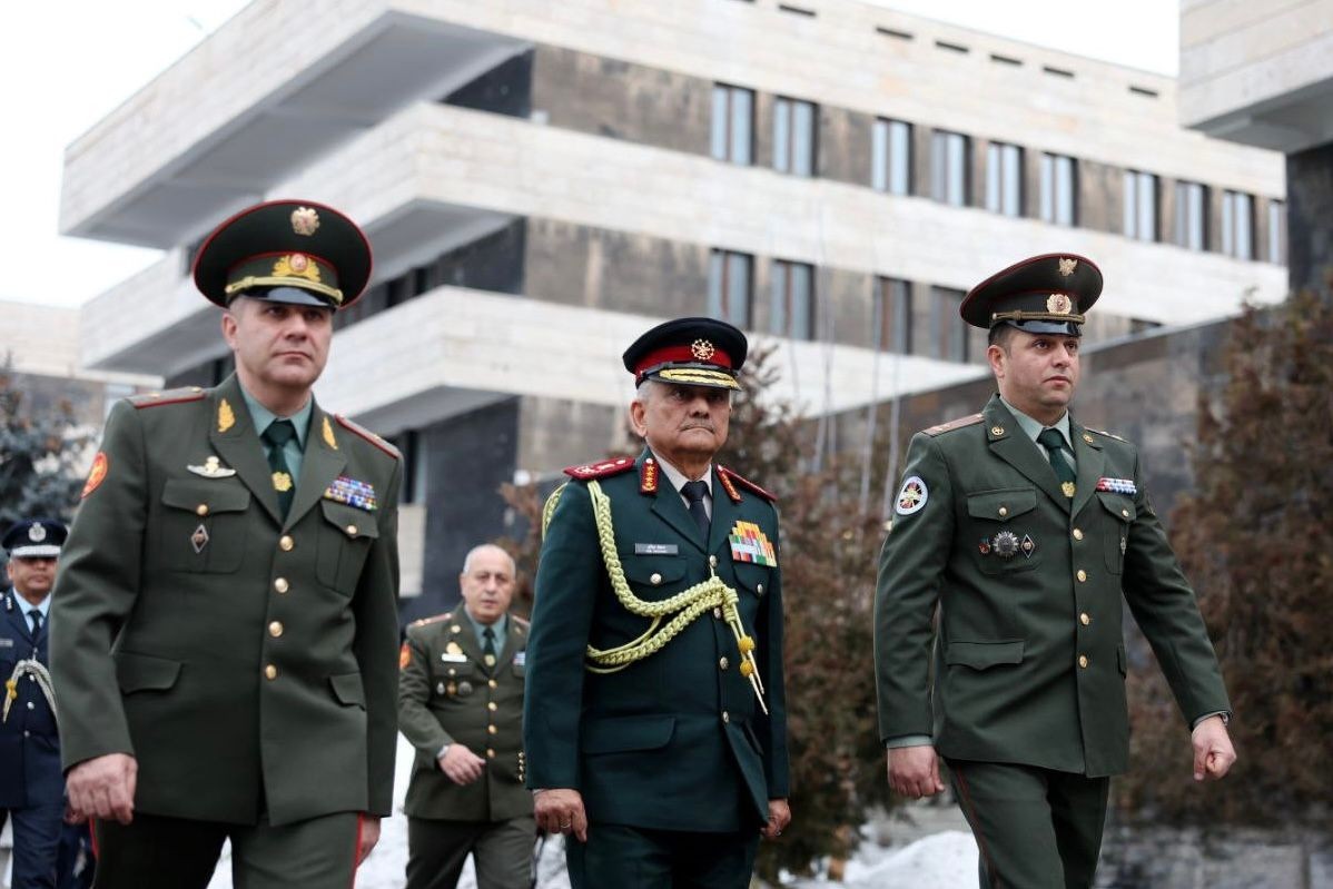 India’s Chief of Defence Staff Anil Chauhan during his visit to Armenia. Official photo.