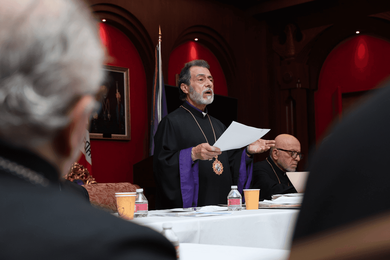 Archbishop Hovnan Derderian. Official photo.