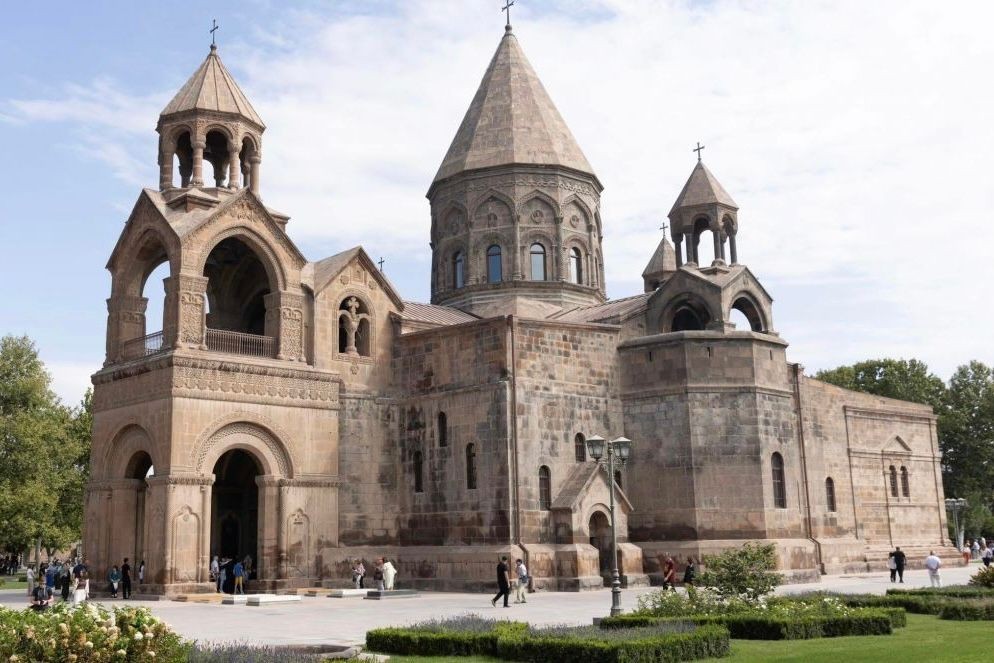 Etchmiadzin Cathedral, the main church of the Armenian Apostolic Church. Official photo.