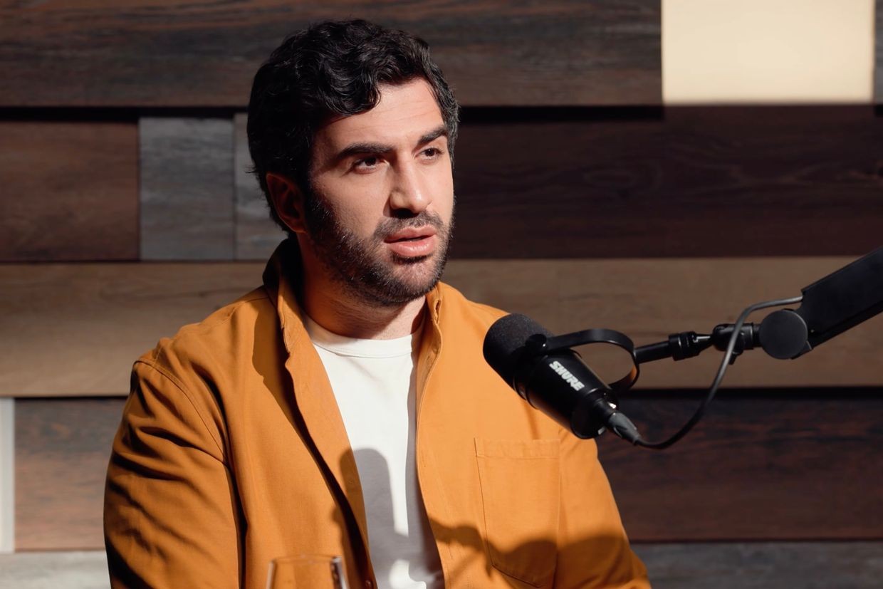 Sargis Karapetyan, Samvel Karapetyan's son. Screengrab from Triangle podcast.