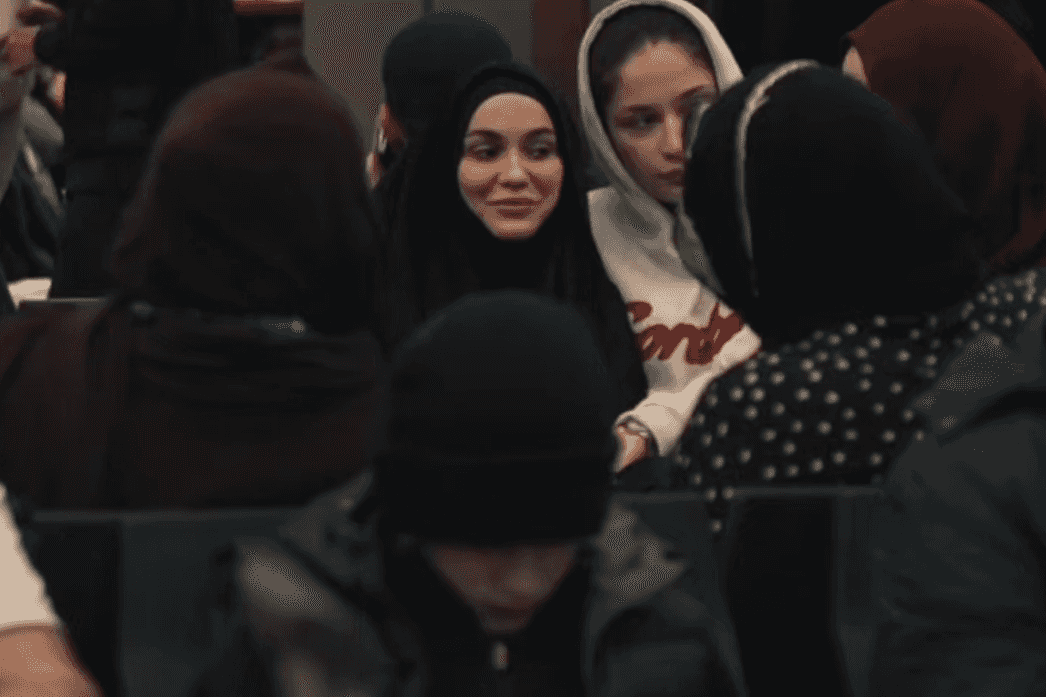 Daghestani pilgrims. Screengrab from video.