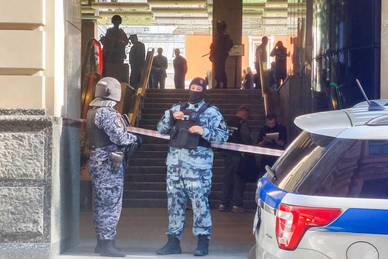 The crime scene. Photo: TASS.