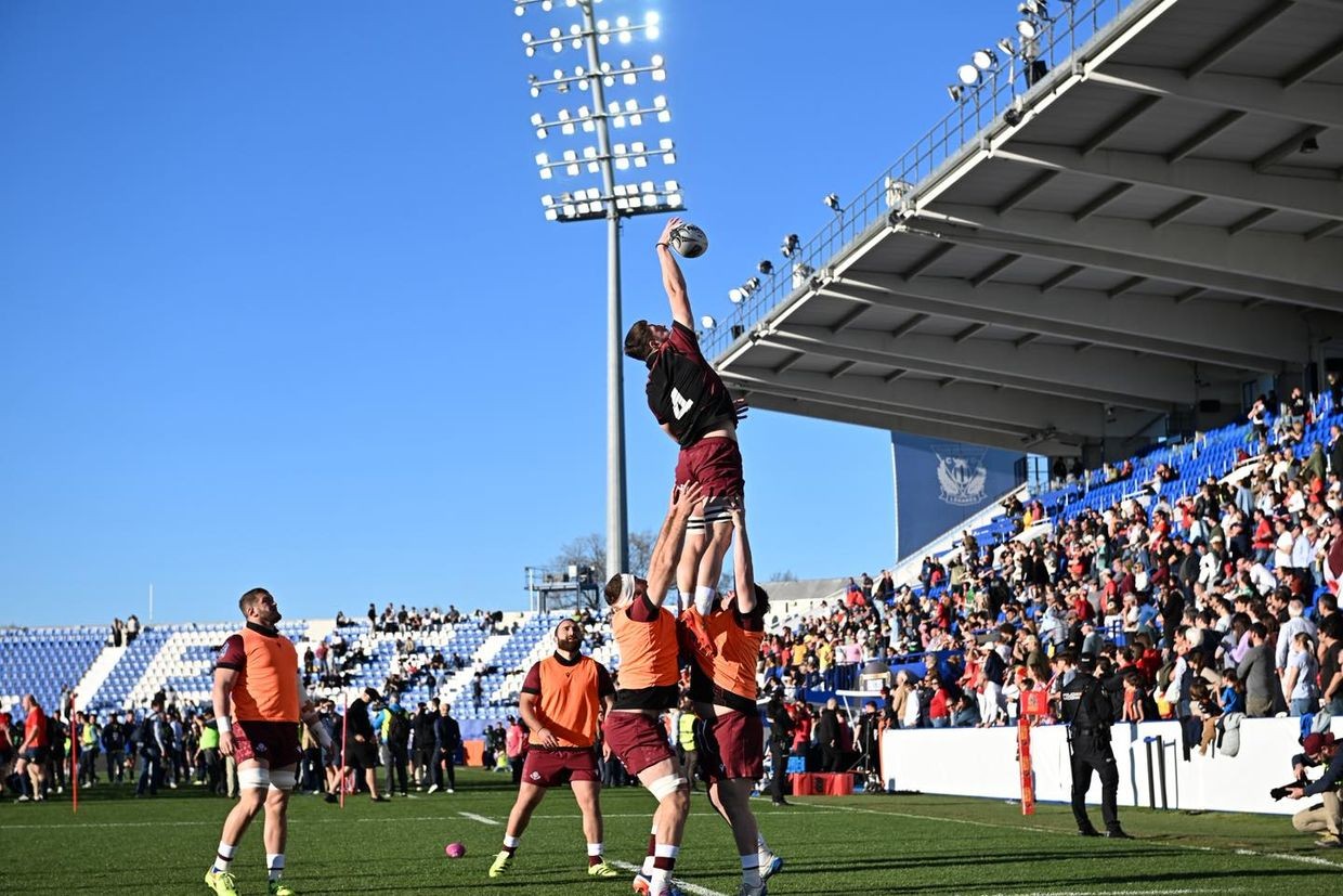 Georgia's national rugby team. Official photo. 