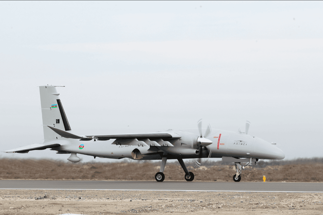 An Azerbaijani Akinci drone. For illustrative purposes. Official photo.