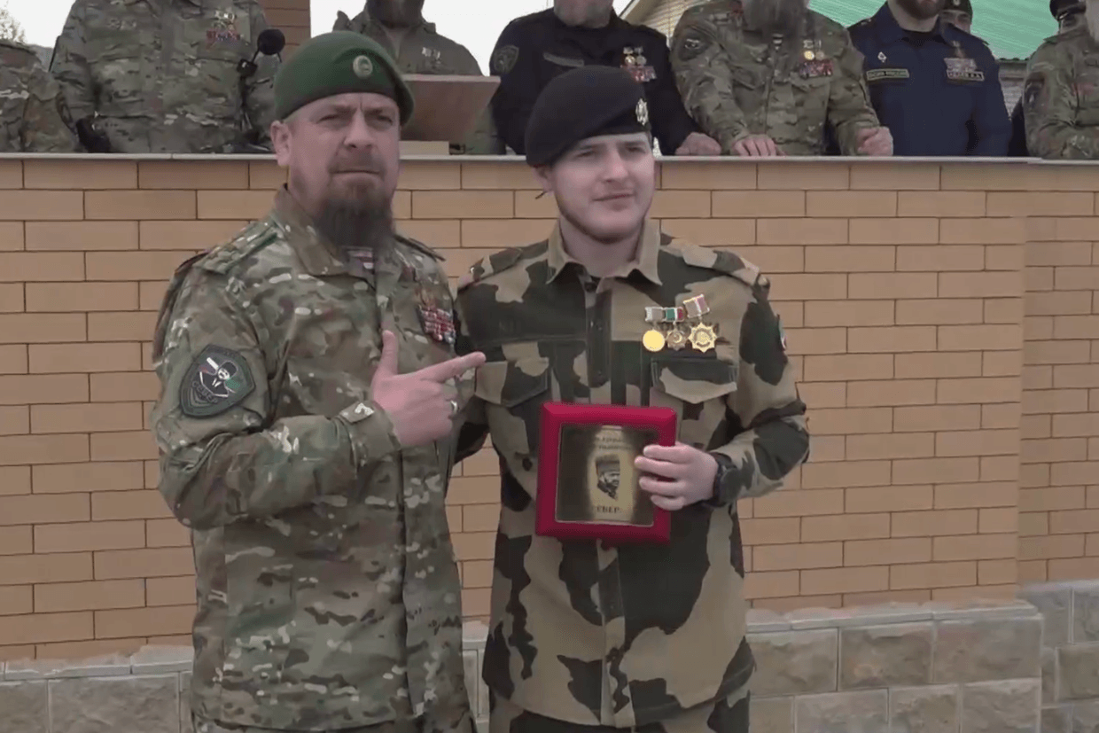 Adam Kadyrov, April 2026. Screengrab from video.