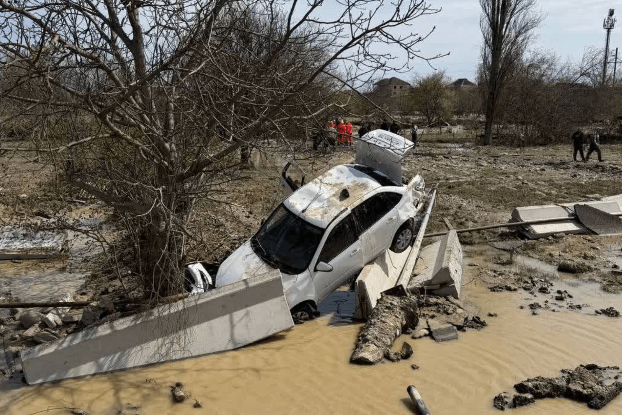 Flooding in Dagestan, 6 April 2026. Photo Gyanjevi Gadzhibalaev/TASS.