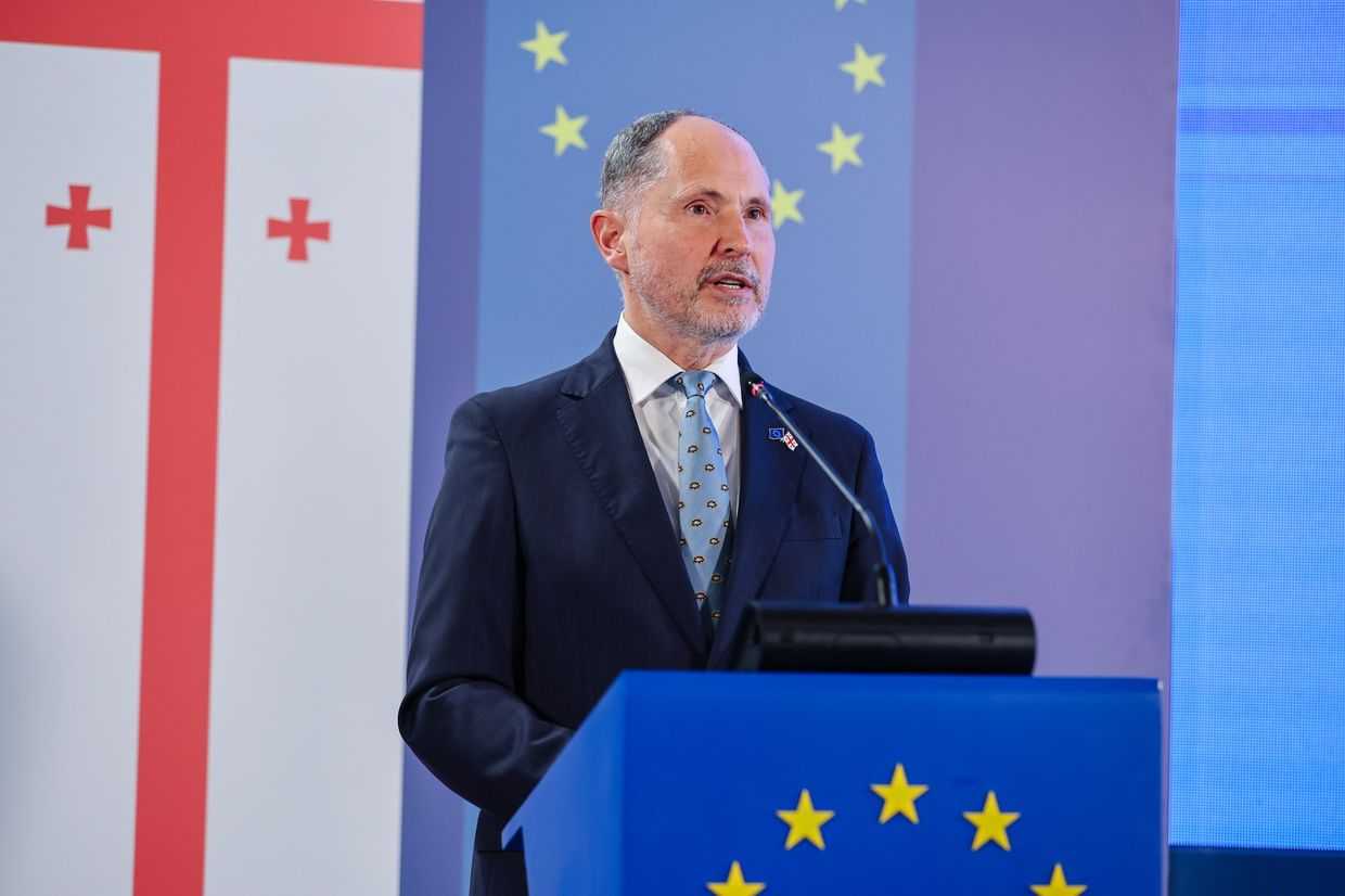 The EU Ambassador Paweł Herczyński. Official photo.