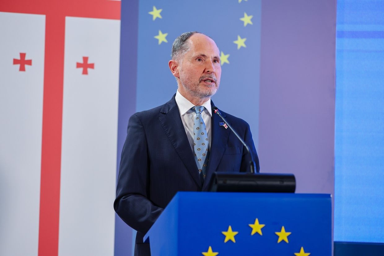 The EU Ambassador Paweł Herczyński. Official photo.