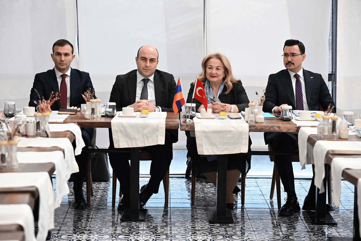 A joint Armenian–Turkish working group meets in Kars, Turkey on 28 April 2026. Official photo.