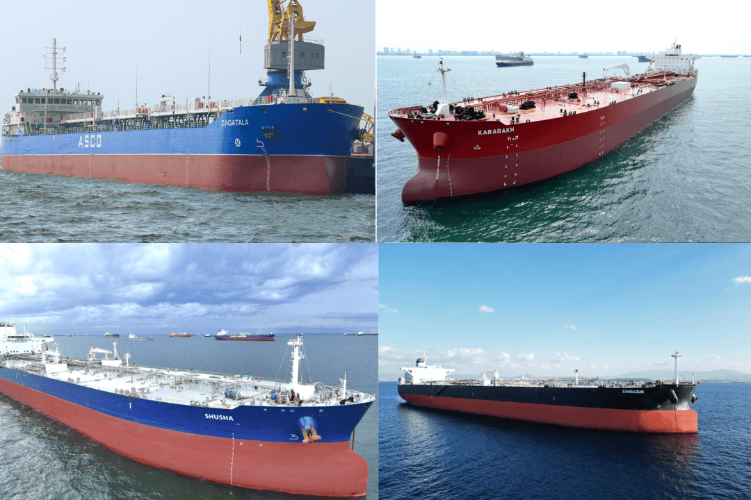 Sanctioned vessels of Azerbaijan. Photo: ASCO.